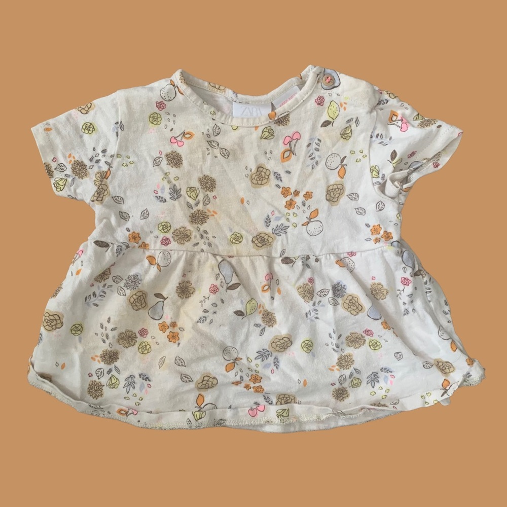 3-6 months Zara baby doll top
